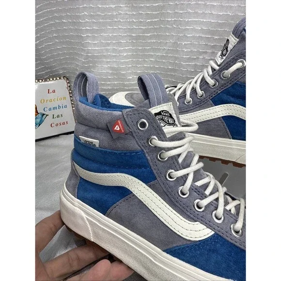 (C2) Vans Off the Wall High Top Suede HEIQ ECO DRY Shoes Sz M 6 / W 7.5 - Picture 3 of 13